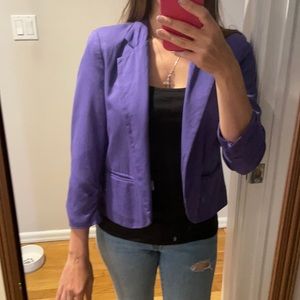 Purple blazer